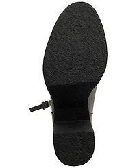 Dkny Women's Toia Lace-Up Zip Block Heel Booties