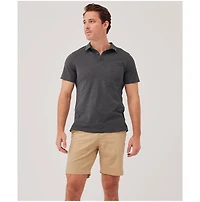 Organic Cotton Field Midweight Slub Polo Shirt