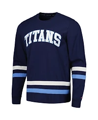 Men's Tommy Hilfiger Navy, Light Blue Tennessee Titans Nolan Long Sleeve T-shirt