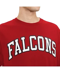 Men's Tommy Hilfiger Red, Black Atlanta Falcons Nolan Long Sleeve T-shirt
