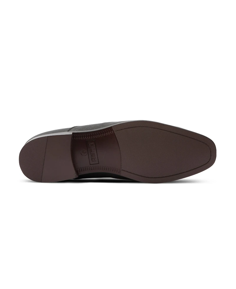 Rush Gordon Men's Milan Dress Lace-Up Plain Toe Derby Shoes