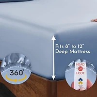 Deep Pocket Twin Fitted Sheet Only