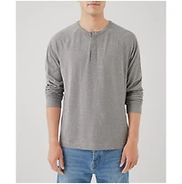 Organic Cotton The Mix Long Sleeve Henley Tee