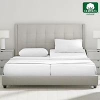 Luxury 1000 Thread Count Bed Sheets Set - 100% Cotton Sateen - Soft, Thick & Deep Pocket - Split King Size