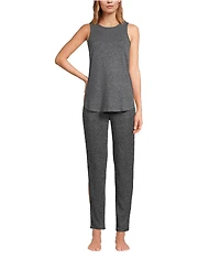 Lands' End Women's Cozy 3 Piece Pajama Set