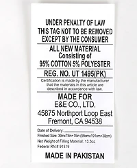 Madison Park All Natural Cotton Percale Quilted Mattress Pad