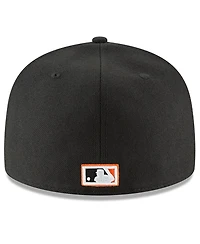 Men's New Era Black Baltimore Orioles Cooperstown Collection Wool 59FIFTY Fitted Hat