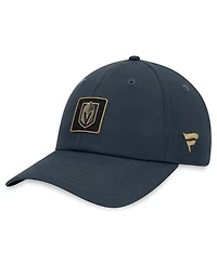 Men's Fanatics Gray Vegas Golden Knights Authentic Pro Rink Adjustable Hat