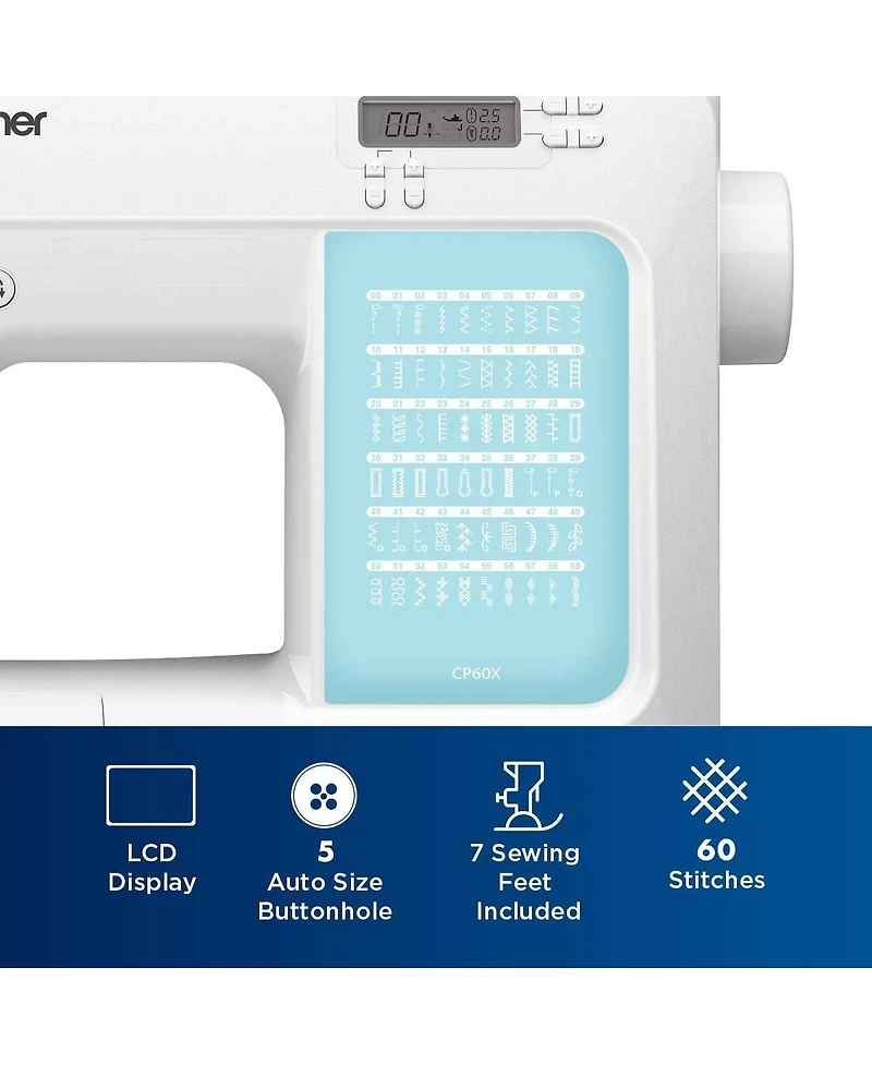 CP60X Computerized Sewing Machine