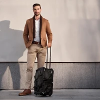 World Traveler Dejuno Expedition Pro 20-Inch Carry-On Rolling Duffle Bag