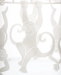 Godinger Frosted Monkey Highball Glasses, Set of 2