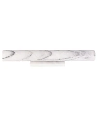 Artifacts Trading Company 12" Straight Marble Rolling Pin with Stand, 11" x 1"