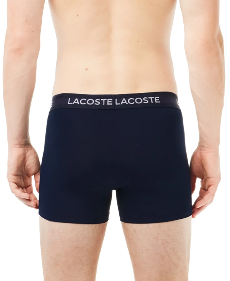 Lacoste Men's 3-Pack Microfiber Trunk Underwear