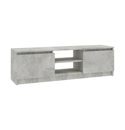 Tv Stand Concrete Gray 47.2"x11.8"x14" Engineered Wood