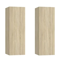 Tv Stands 2 pcs Sonoma Oak 12"x11.8"x35.4" Engineered Wood