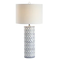 Loop Ceramic Modern Column Led Table Lamp