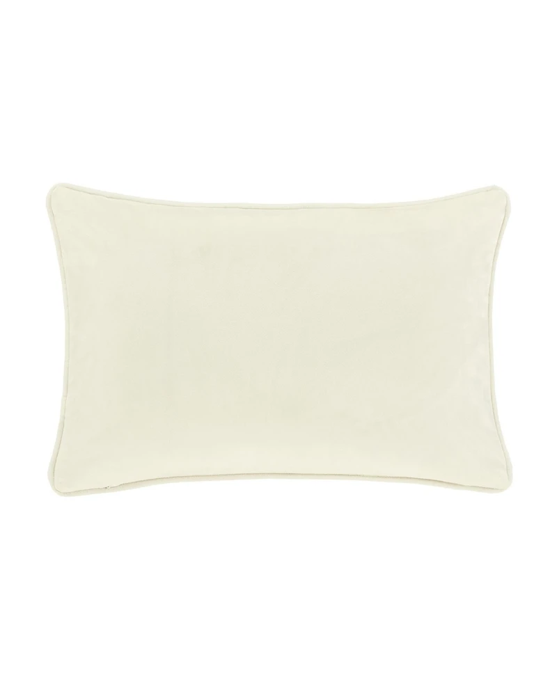 J Queen New York Noelle Boudoir Embellished Decorative Pillow, 15" x 22"