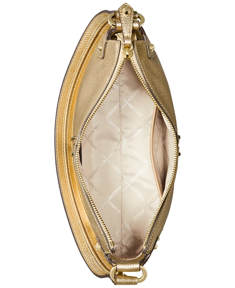 Michael Michael Kors Astor Small Studded Leather Pouchette Shoulder Bag