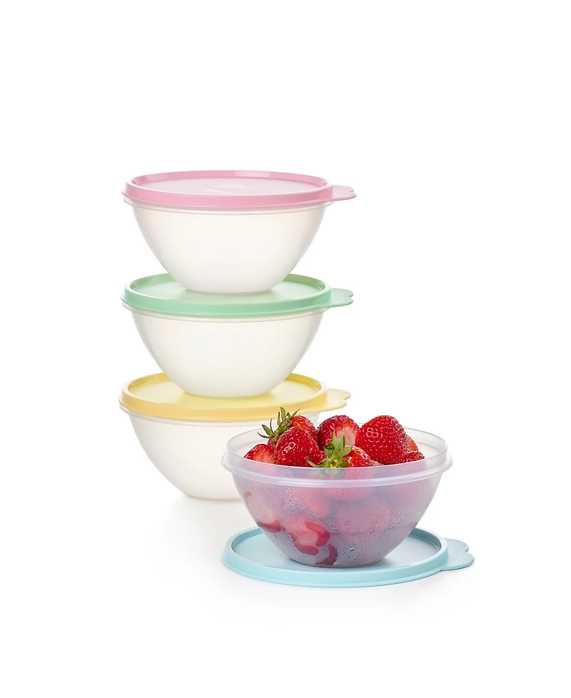 Tupperware Wonderlier 4 Pack 2 Cup Container Set