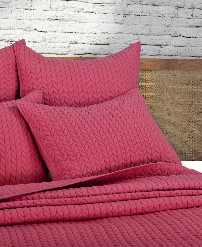 J by Queen Cayman Quilted Sham, Standard