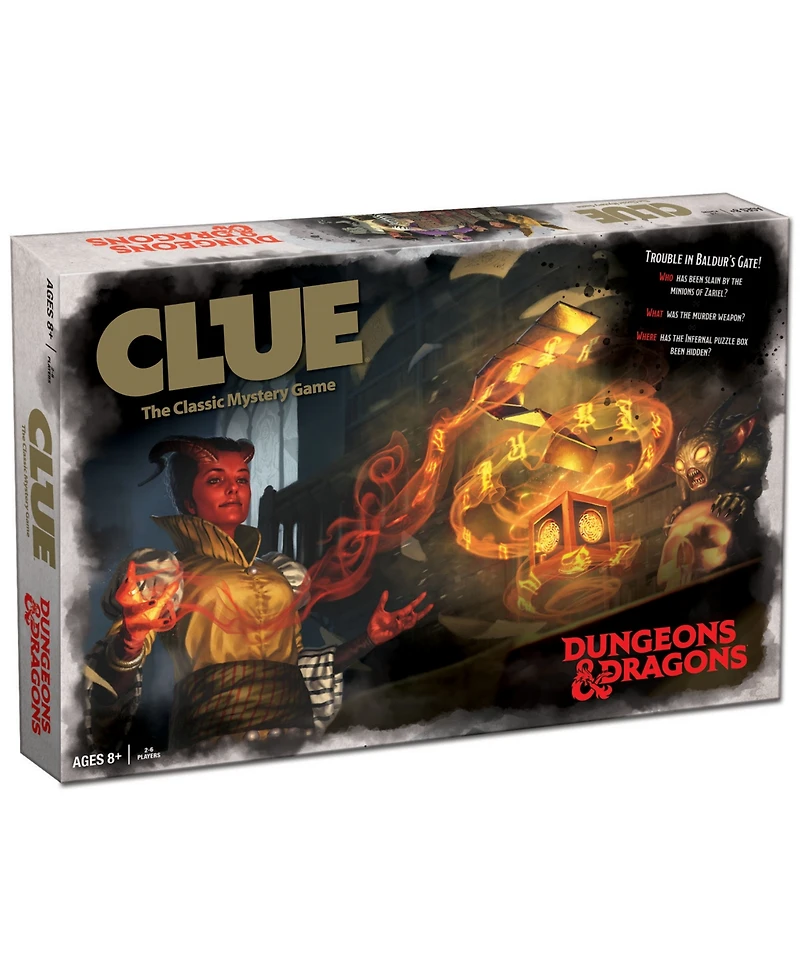 Clue Dungeons Dragons Board Game with Custom Tokens, 31 Pieces