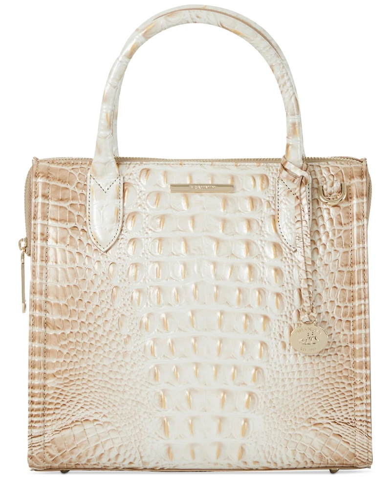 Brahmin Caroline Melbourne Medium Leather Satchel Bag
