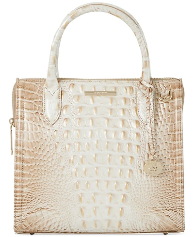 Brahmin Caroline Melbourne Medium Leather Satchel Bag