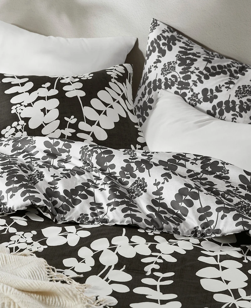 510 Design Aria Floral Print Reversible 3-Pc. Comforter Set, Full/Queen