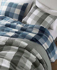 510 Design Jonah Plaid Check 3-Pc. Comforter Set, Full/Queen