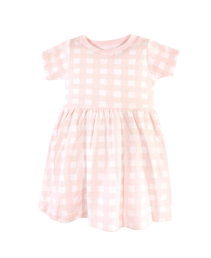 Luvable Friends Toddler Girls Stylish All-Season Dress 2Pk