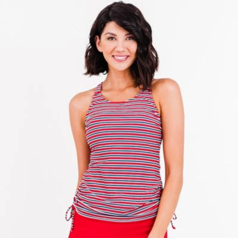 Maya Tankini Swim Top With Removable Cups Swim Bottoms