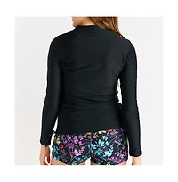 Calypsa Women's Half-Zip Nora Swim Top