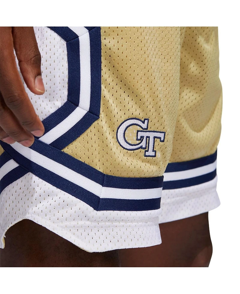 Men's adidas Gold Georgia Tech Yellow Jackets Swingman Aeroready Basketball Shorts