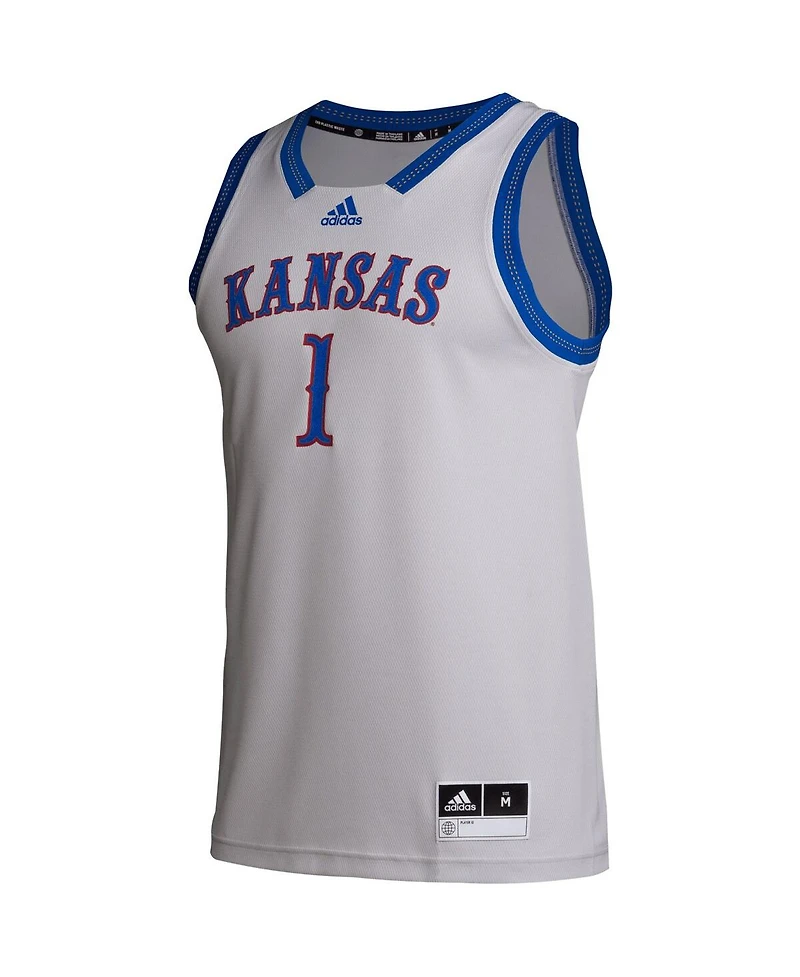 Adidas Men's #1 Kansas Jayhawks Team Swingman Jersey