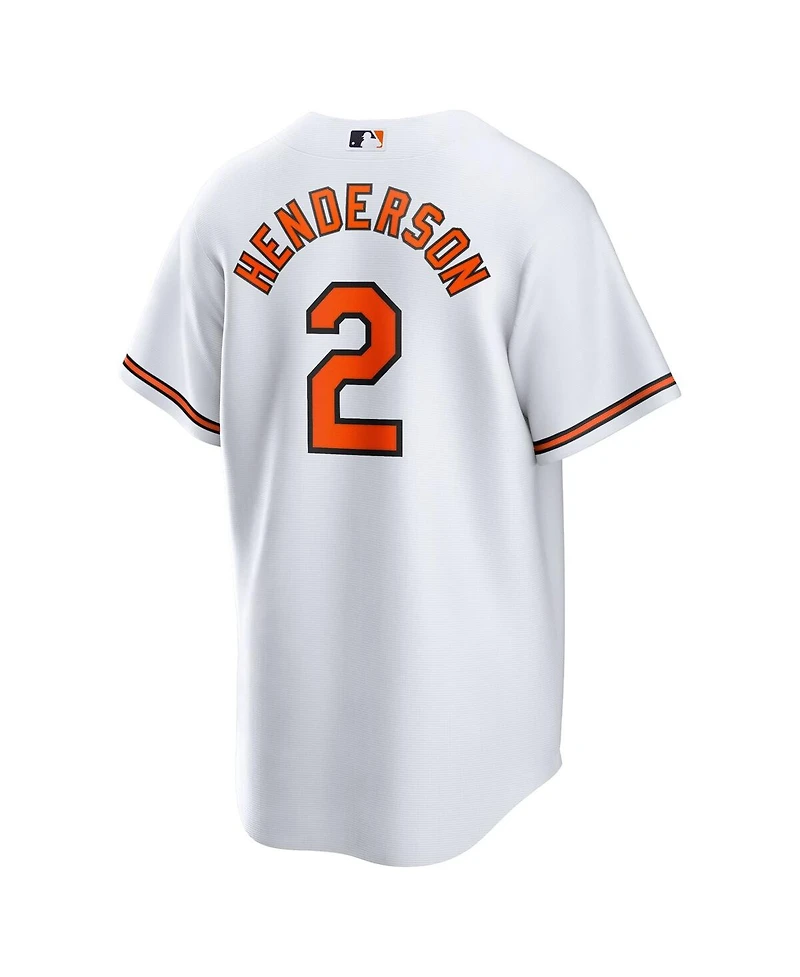Men's Nike Gunnar Henderson White Baltimore Orioles Home Replica Player Jersey