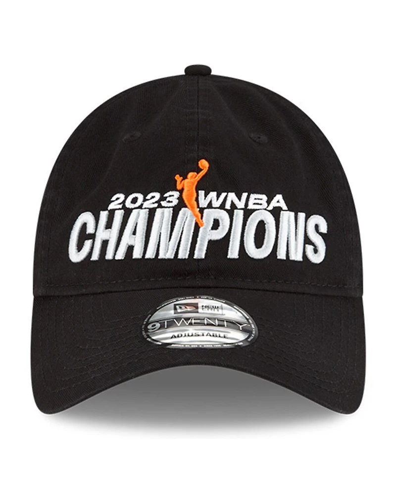 Men's New Era Black Las Vegas Aces 2023 Wnba Finals Champions Locker Room 9TWENTY Adjustable Hat