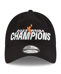 Men's New Era Black Las Vegas Aces 2023 Wnba Finals Champions Locker Room 9TWENTY Adjustable Hat