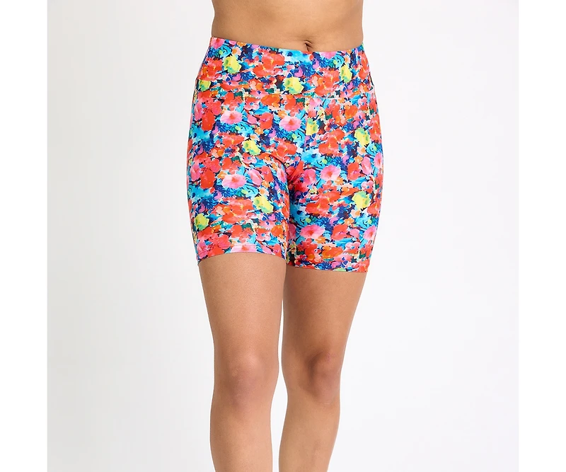 Calypsa Women's Mid-Thigh Swim Shorts