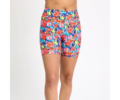 Calypsa Women's Mid-Thigh Swim Shorts