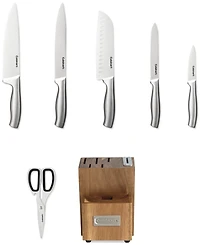 Cuisinart Classic 7-Piece Stainless Steel Knife & Block set