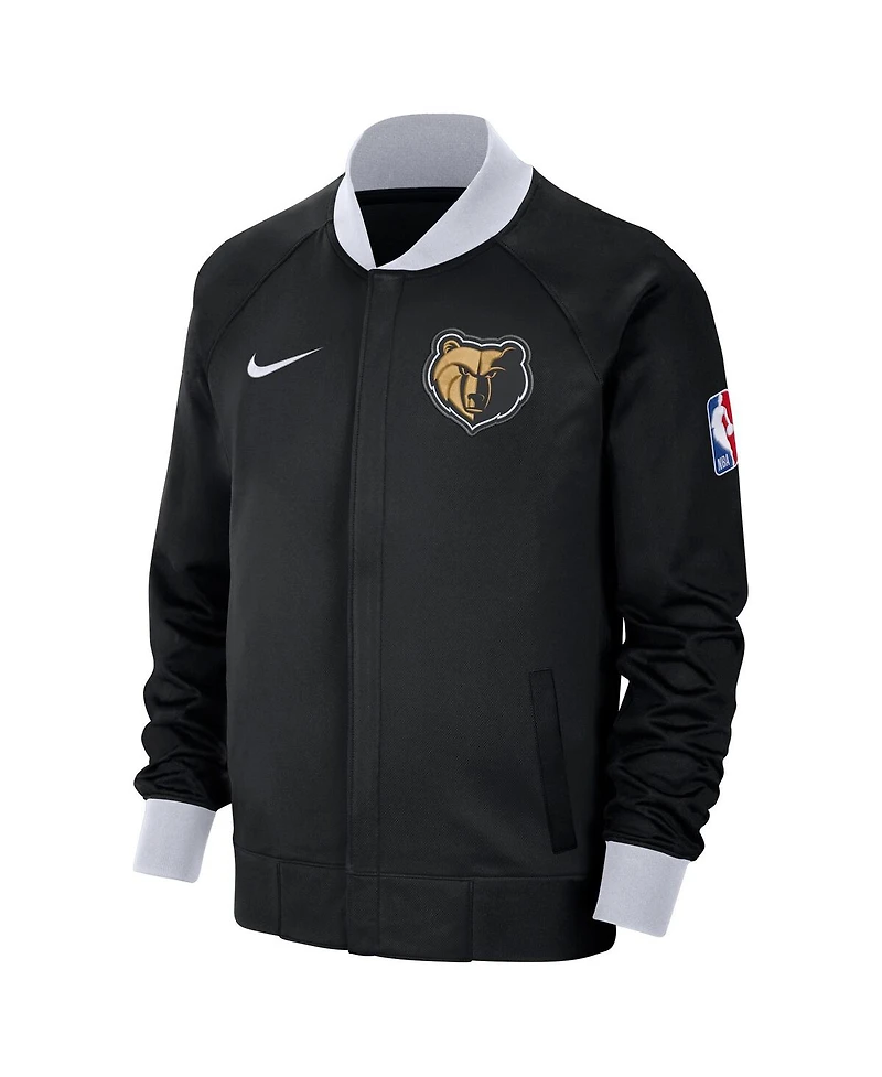 Men's Nike Black Memphis Grizzlies 2023/24 City Edition Authentic Showtime Performance Raglan Full-Zip Jacket