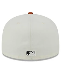 Men's New Era Cream, Orange Los Angeles Dodgers 59FIFTY Fitted Hat