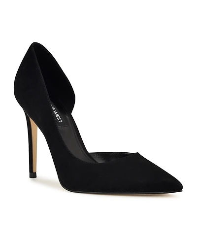 Nine West Women's Folowe Suede d'Orsay Stiletto Pumps