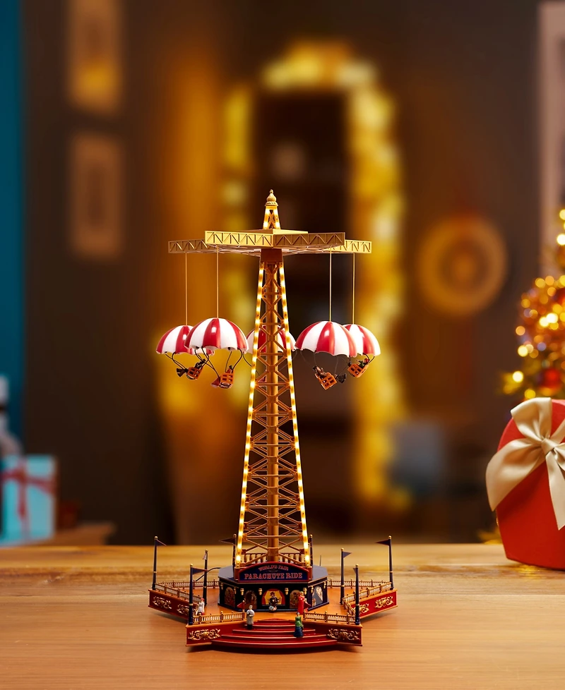 Mr. Christmas 90th Anniversary Collection Animated Musical World's Fair Parachute Ride