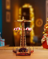 Mr. Christmas 90th Anniversary Collection Animated Musical World's Fair Parachute Ride