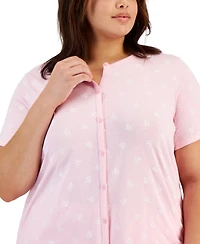 Charter Club Plus 2-Pc. Cotton Cropped Pajamas Set, Created for Macy's