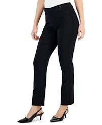Jm Collection Petite Studded-Rivet Straight-Leg Pants, & Short, Created for Macy's