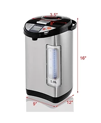 5-Liter Lcd Water Boiler and Warmer Electric Hot Pot Kettle Hot Water Dispenser