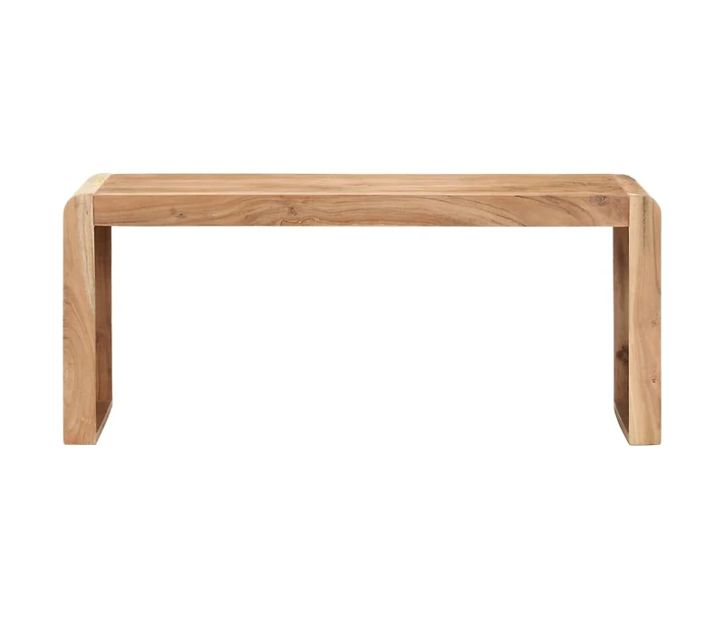 Bench 43.3"x15"x18.1" Solid Acacia Wood