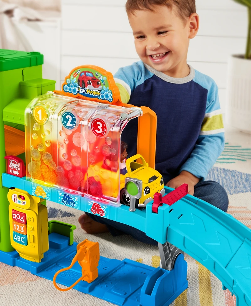 Fisher Price Little People Light-Up Learning Garage Toddler Playset
